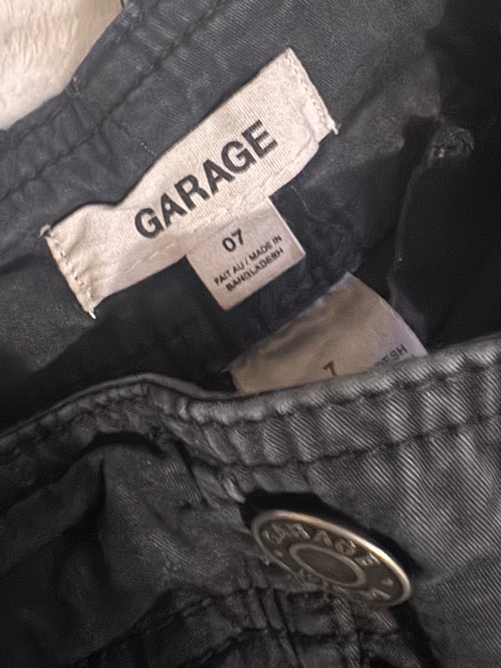 Garage cargo pants